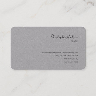 Carte De Visite Immobilier simple professionnel