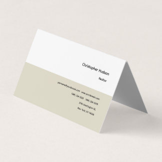 Carte De Visite Immobilier simple professionnel