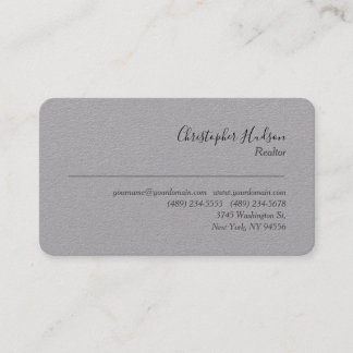 Carte De Visite Immobilier simple professionnel