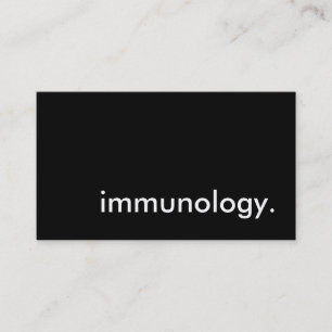 Carte De Visite immunologie.