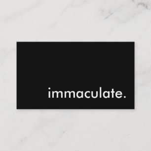 Carte De Visite impeccable.