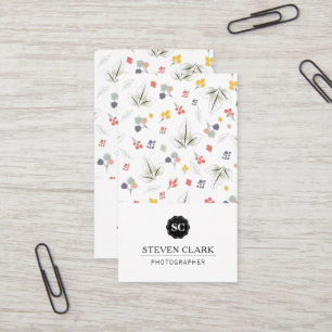 Carte De Visite Impression florale