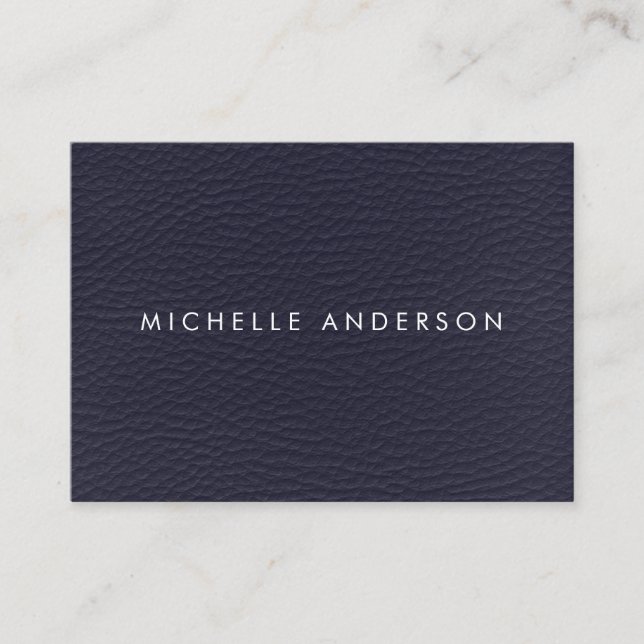Carte De Visite Impression textuelle minimaliste (Devant)