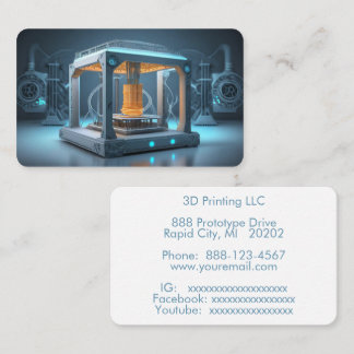 Carte De Visite imprimante 3D