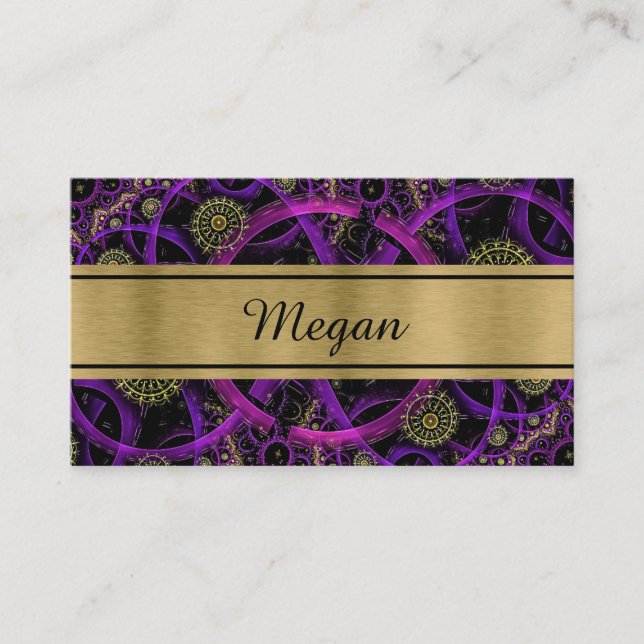 Carte de visite industriel coloré moderne (Devant)