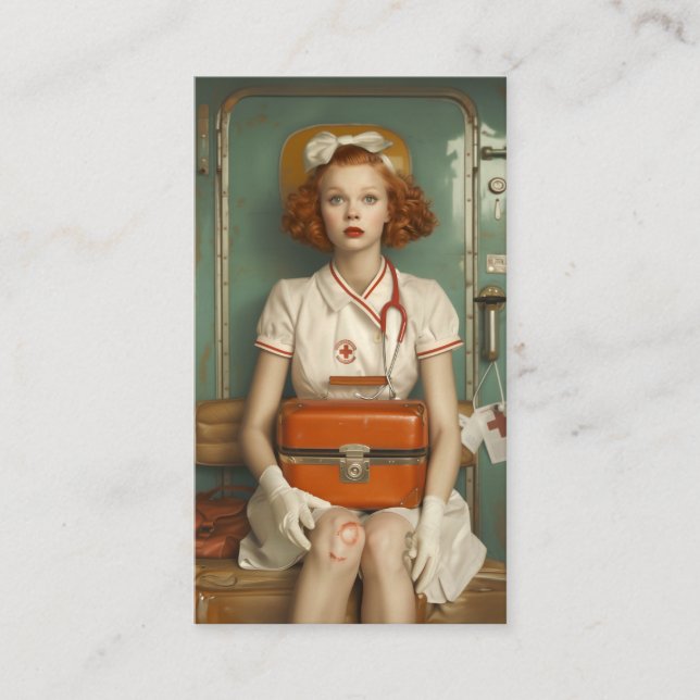 Carte De Visite Infirmière (Devant)