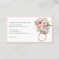 Infirmière de santé Floral Stethoscope