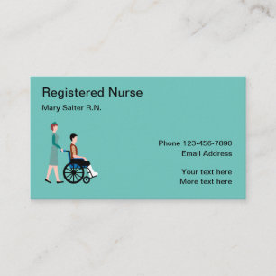 Carte De Visite Infirmière diplômée médicale