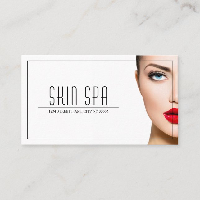 Carte De Visite Infirmière esthétique, Docteur, Chirurgie Cosmétiq (Devant)