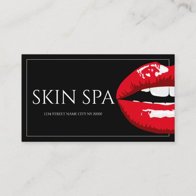 Carte De Visite Infirmière esthétique moderne, Docteur, Chirurgie  (Devant)