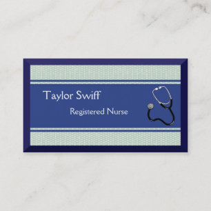 Carte De Visite Infirmière ou docteur ou soins de santé Médicale