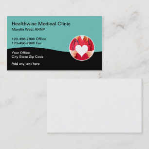 Carte De Visite Infirmière praticienne de la clinique médicale 