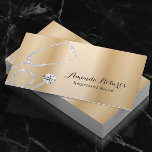 Carte De Visite Infirmière Soins Médicales Or moderne<br><div class="desc">Nurse Caregiver Modern Gold Médicale Care Cartes de visite.</div>