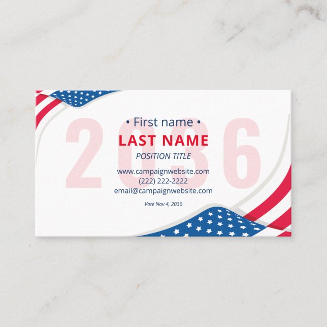 Carte De Visite Info de contact de la campagne Sensibilisation des (Devant)