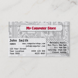 Carte de visite informatique