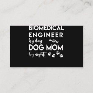 Carte De Visite Ingénieur biomédical Chien Maman Amoureux des chie