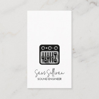 Carte De Visite Ingénieur du son Ingénierie audio