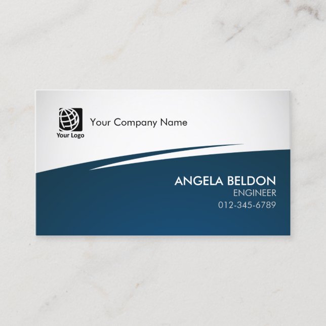 Carte De Visite Ingénieur Informaticien Technicien Professionnel Z (Devant)