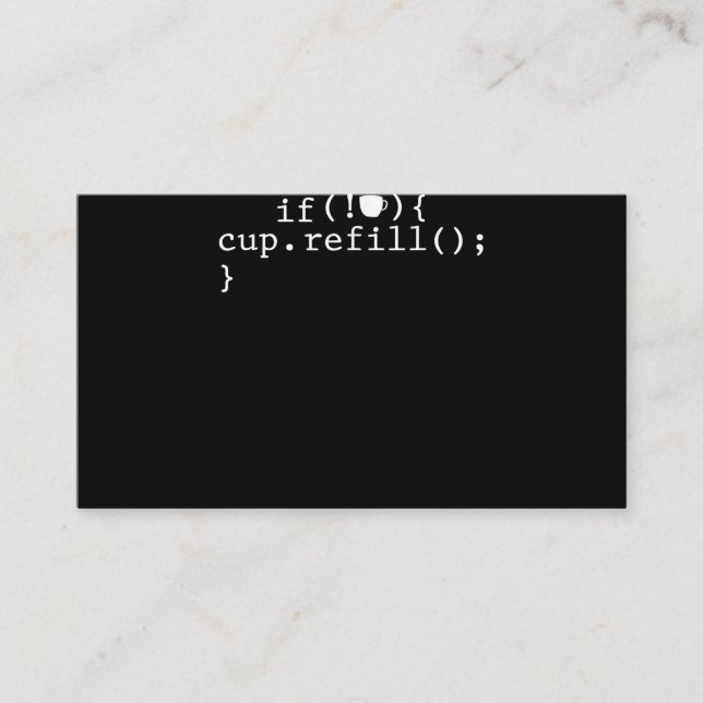 Carte De Visite Ingénieur logiciel de codage intelligent de rempli (Devant)