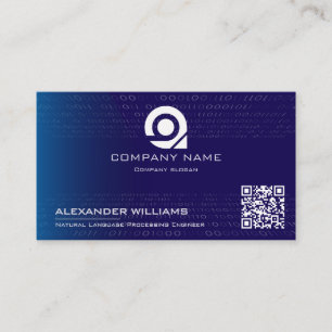 Carte De Visite Ingénieur logiciel en intelligence artificielle en