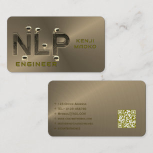 Carte De Visite 🤖 Ingénieur NLP Chatbot Développeur Conversationa