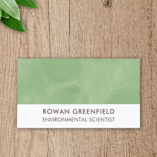 Carte De Visite Ingénieur scientifique de l'environnement écologie