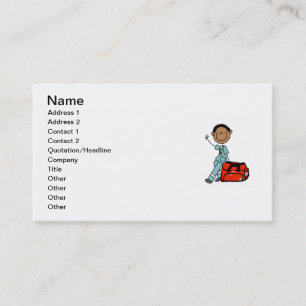 Carte De Visite Inhalothérapeute masculin ou EMT