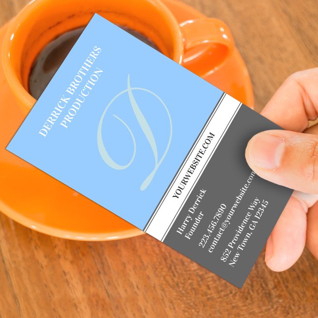 Carte de visite initial (Créateur téléchargé)