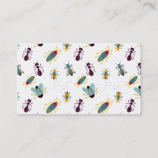 Carte De Visite insectes de petits insectes