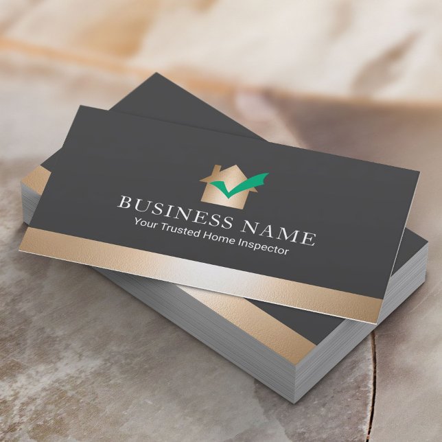 Carte De Visite Inspection immobilière professionnelle (Créateur téléchargé)
