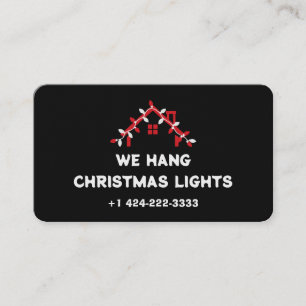 Carte De Visite 💡 Installation de lumières de Noël