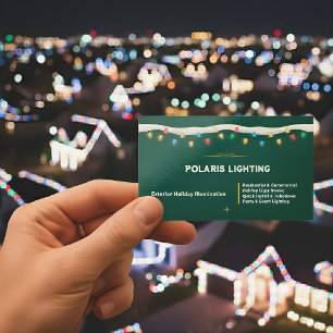 Carte De Visite 🧑🏼‍🎄 Installation de lumières de Noël QR