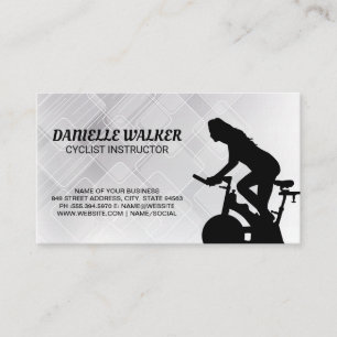 Carte De Visite Instructeur cycliste