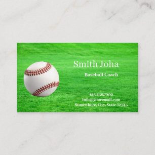 Carte De Visite Instructeur de baseball professionnel