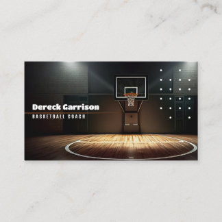 Carte De Visite Instructeur de basket-ball | Coach | Formateur