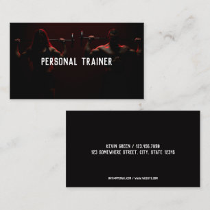Carte De Visite Instructeur de conditionnement physique