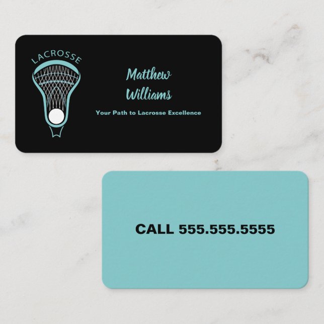 Carte De Visite Instructeur de crosse (Devant / Derrière)