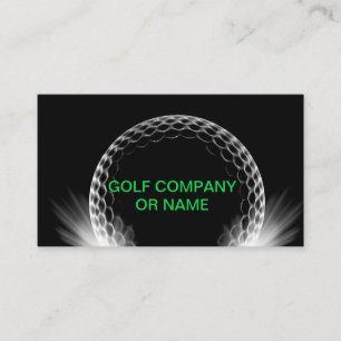 Carte De Visite Instructeur de formation sur le thème de golf