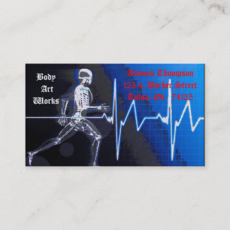Carte De Visite Instructeur de forme physique