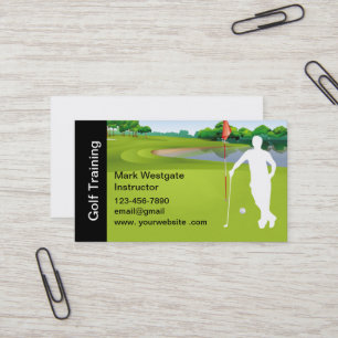 Carte de visite instructeur de golf