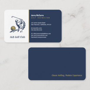Carte De Visite Instructeur de golf Meilleurs sports