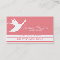 Instructeur de l'école de danse blanche et rose