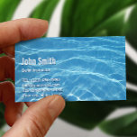 Carte de visite instructeur de natation dans la pi<br><div class="desc">Carte de visite instructeur de natation de piscine d'eau.</div>