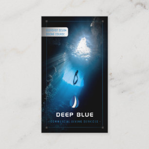 Carte De Visite Instructeur de plongée   Frogman   Sports nautique