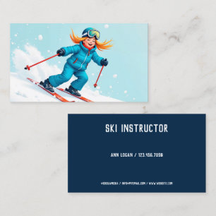 Carte De Visite Instructeur de ski