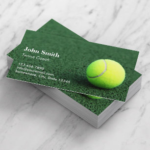 Carte De Visite Instructeur de tennis professionnel