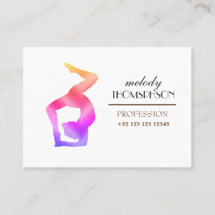Carte De Visite Instructeur de yoga