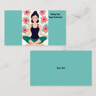 Carte De Visite Instructeur de yoga