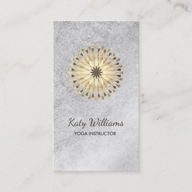 Carte De Visite Instructeur de yoga - Chauffage de l'aquarelle de  (Devant)