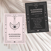 Instructeur de Yoga de lune de croissant céleste g